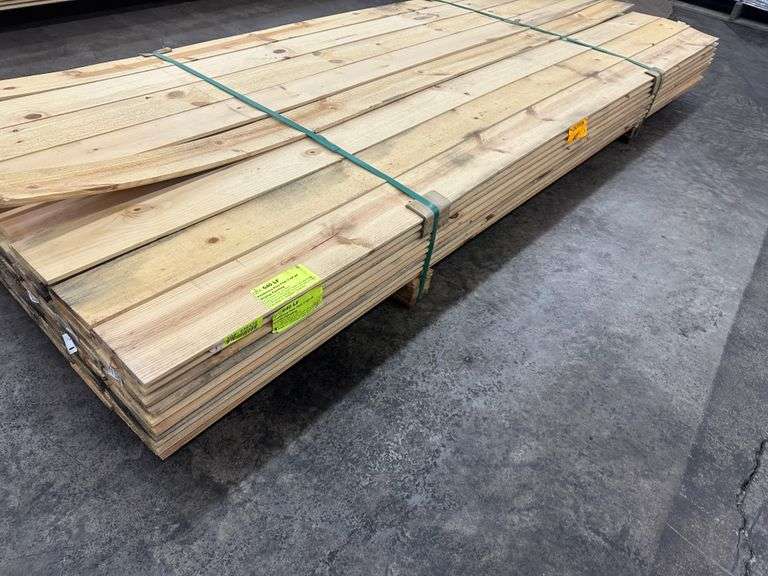 Ponderosa Pine 1"x6"x8' Shiplap Paneling