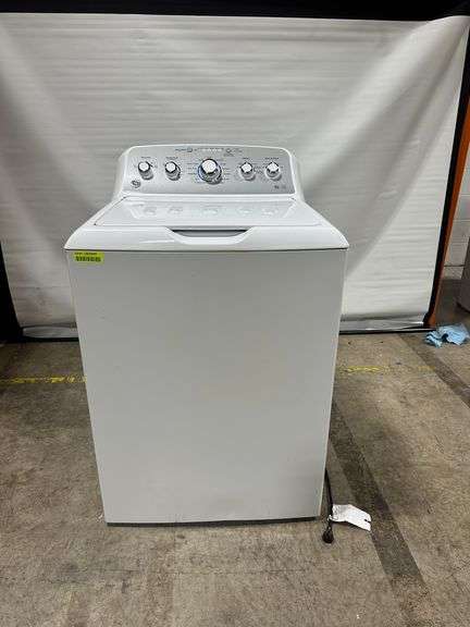 GE 4.6 cu. ft. High-Efficiency White Top Load Washer with Infusor M#GTW500ASN6WS