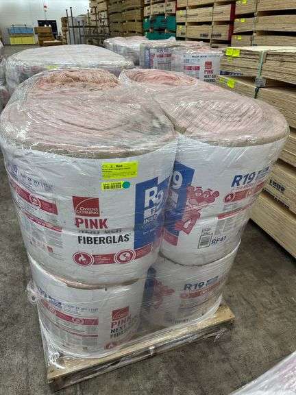 R-19 Faced Fiberglass Rolled Insulation
