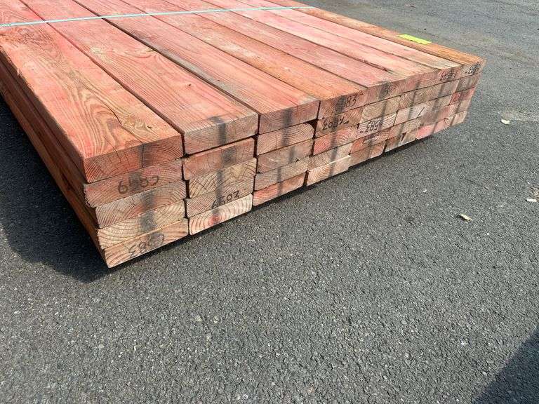 Fire Treated Dimensional Lumber 2"x6"x104 5/8"