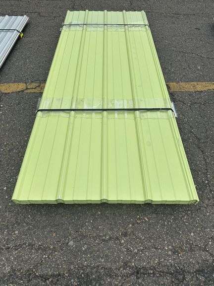 Primer Red R Panel Green Primer Corrugated Metal Panel 3'x8' - Lambrecht Auction, Inc.