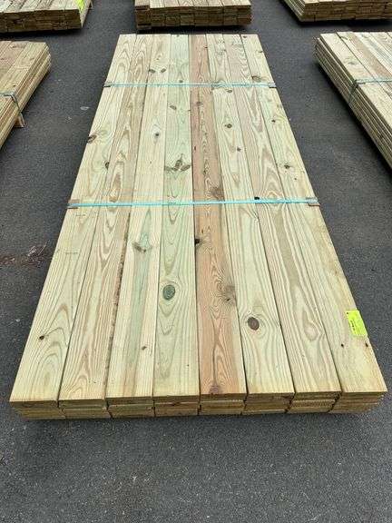 Pressure Treated Decking 5/4"x6"x10'