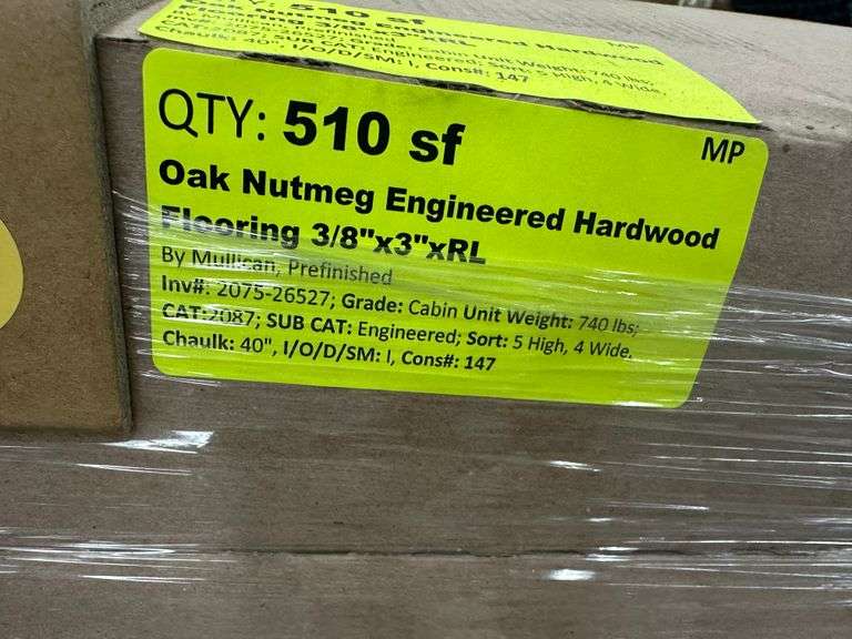 Oak Nutmeg Engineered Hardwood Flooring 3/8"x3"xRL