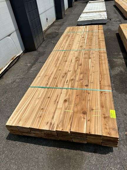 Western Red Cedar Dimensional Lumber 1"x6"x12'
