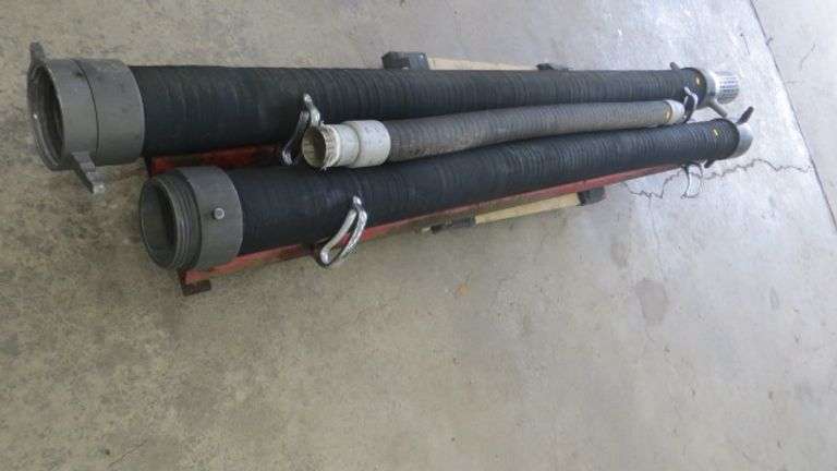 Three Fire Hoses w/Brackets