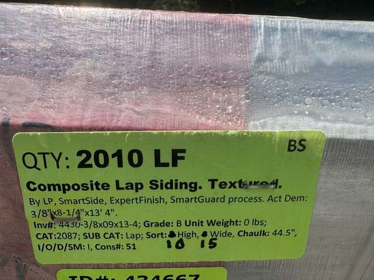 Composite Lap Siding, Textured