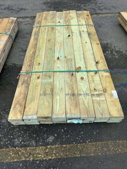 Pressure Treated Decking 5/4"x6"x8'