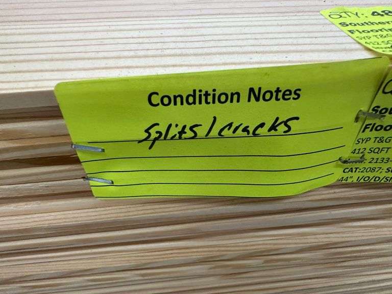 Southern Yellow Pine Hardwood Flooring 3/4"x8"x12'