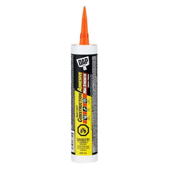 2 Pack White, 266ML, HD Max Construction Adhesive. Interior/ Exterior