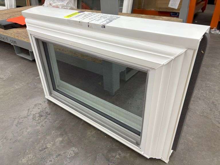 White Vinyl Enviro Window 25.25"x15.5"