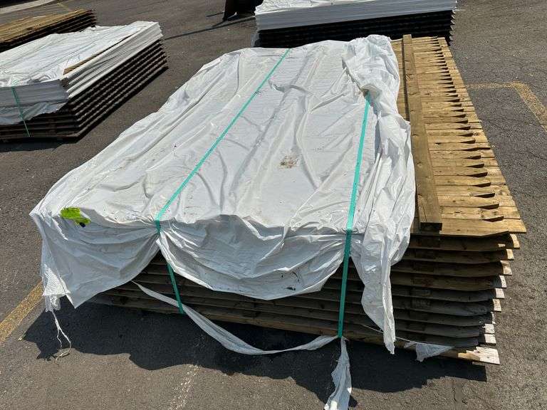 Pressure Treated Stockade Fence Panels 6'x8' With 3" Picket
