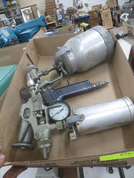 Large & Small Binks Paint Guns - Lambrecht Auction, Inc.