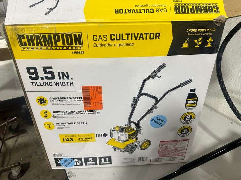 9.5 in. Portable Gas Garden Tiller Cultivator