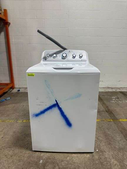 GE® ENERGY STAR® 4.4 cu. ft. stainless steel capacity washer M# GTW490ACJ8WS