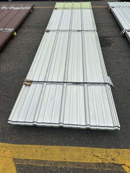 Rainbow Corrugated Metal Panel 3'x12' - Lambrecht Auction, Inc.