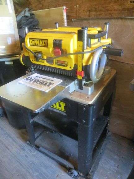 DeWalt 13" Planer on Rolling Stand