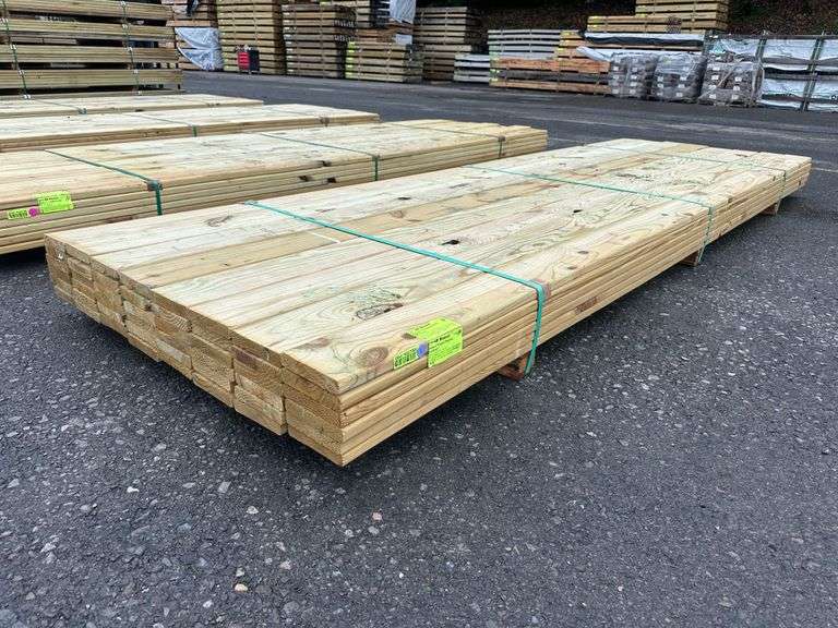 Pressure Treated Decking 5/4"x6"x12'