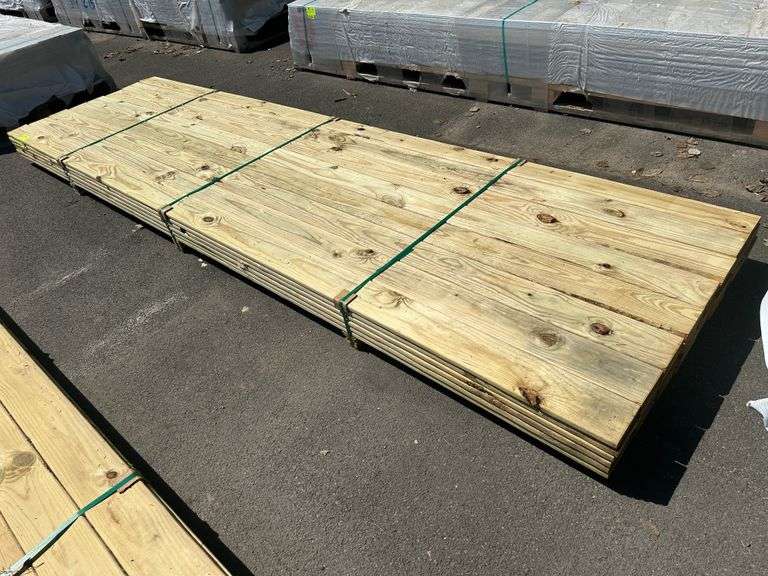 Pressure Treated Decking 5/4"x6"x14'