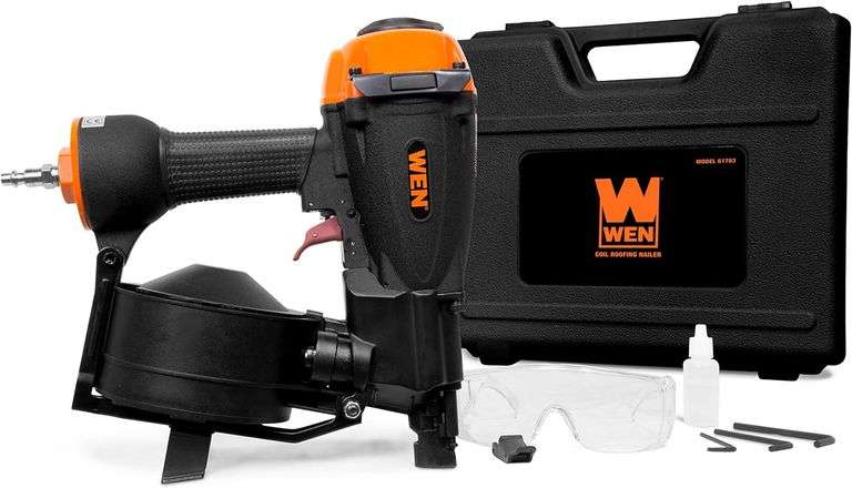 Wen Pneumatic Coil Roofing Nailer