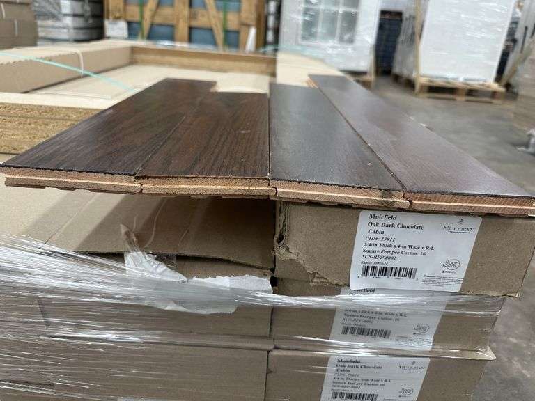 Oak Dark Chocolate Hardwood Flooring 3/4"x4"xRL