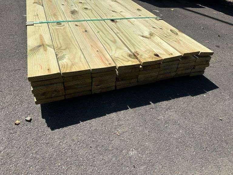 Pressure Treated Decking 5/4"x6"x16'