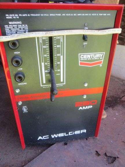 Century Arc Welder w/ Hand Truck
