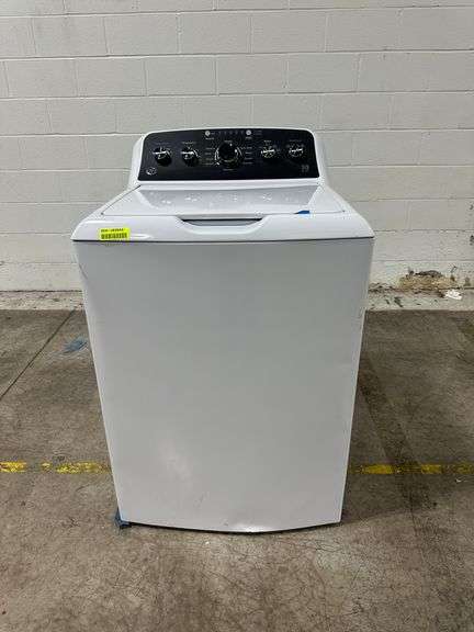 GE® 4.5 cu. ft. Capacity Washer with Stainless Steel Basket M#GTW485ASW0WB