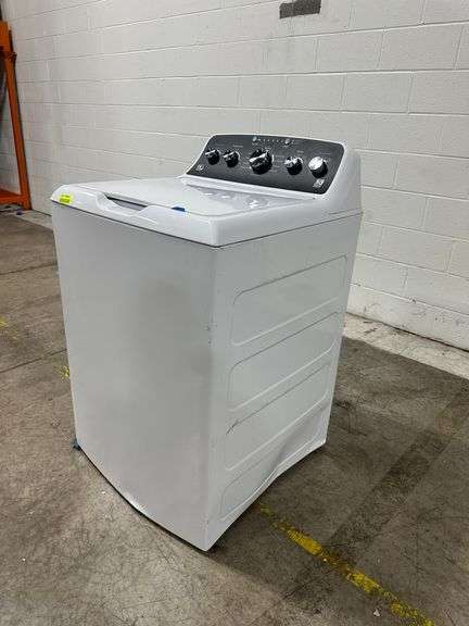 GE® 4.5 cu. ft. Capacity Washer with Stainless Steel Basket M#GTW485ASW0WB