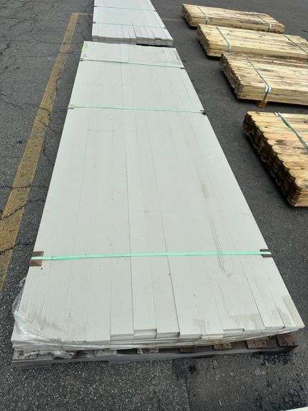 Beige PVC Trim Board, 5/8"x4"x12'