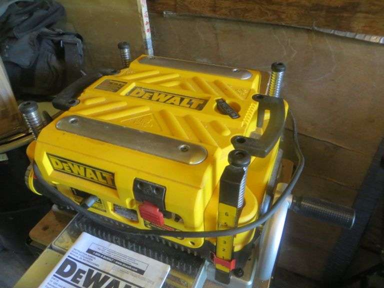 DeWalt 13" Planer on Rolling Stand