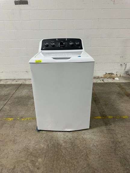 GE® 4.5 cu. ft. Capacity Washer with Stainless Steel Basket M#GTW485ASW0WB