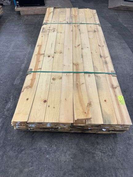 Ponderosa Pine 1"x6"x8' Shiplap Paneling