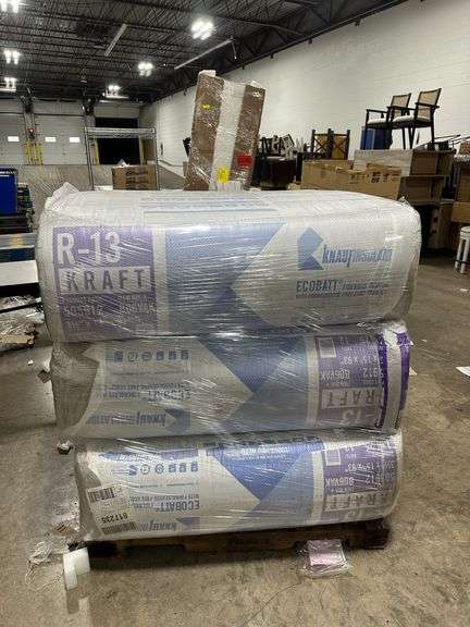 R-13 EcoBatt Kraft Faced Fiberglass Insulation Batt (15 x $)