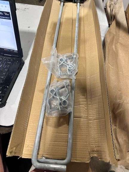 Gate Drop Rod, Galvanized Steel Gate Cane Bolt for Chain Link Fence