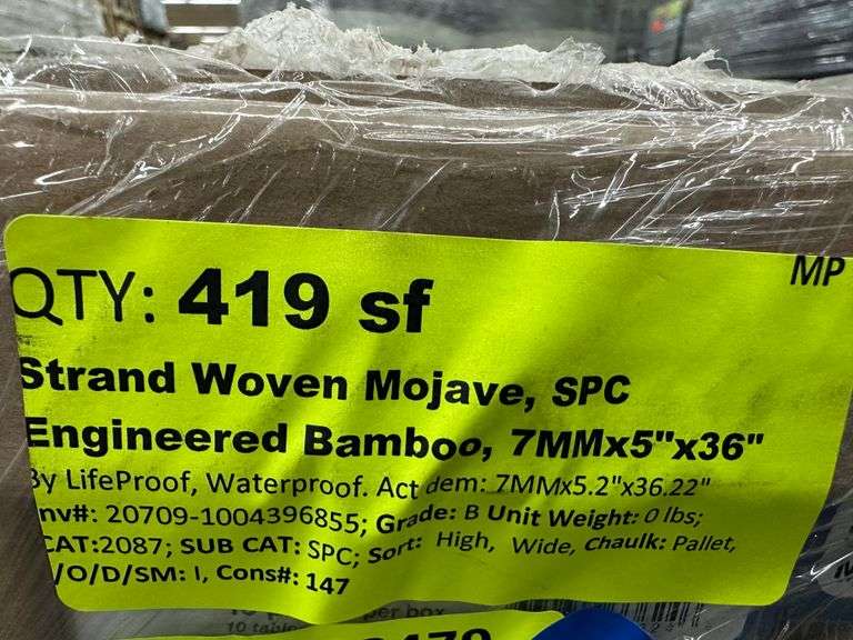 Strand Woven Mojave SPC Engineered Bamboo 7MMx5"x36"