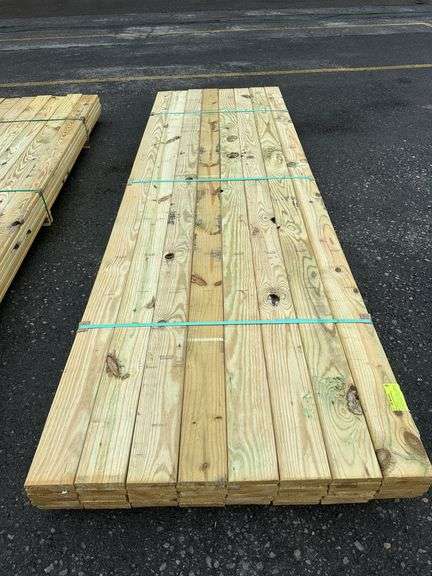 Pressure Treated Decking 5/4"x6"x12'
