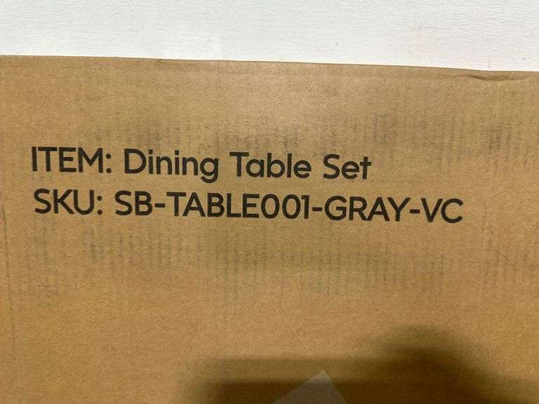3-Piece Bench Style Dining Furniture Set