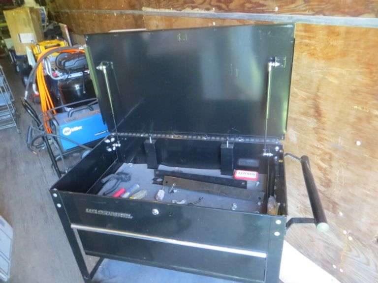U.S. General Rolling Tool Cart w/ Drawer & Keys