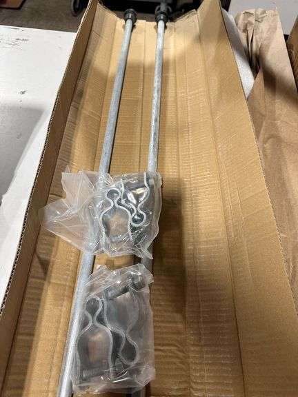 Gate Drop Rod, Galvanized Steel Gate Cane Bolt for Chain Link Fence