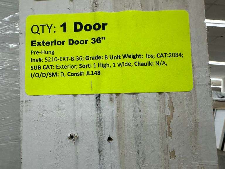 Exterior Steel Door 36" RH