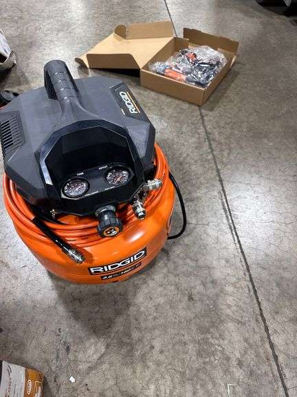 6 Gal. 150 PSI Portable Electric Oil-Free Jobsite Pancake Air Compressor