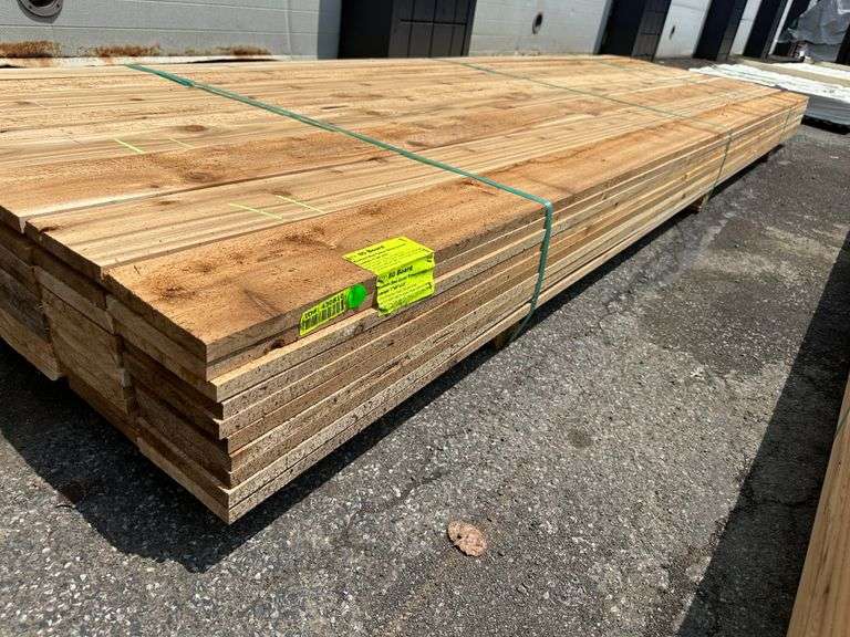 Western Red Cedar Dimensional Lumber 1"x6"x12'