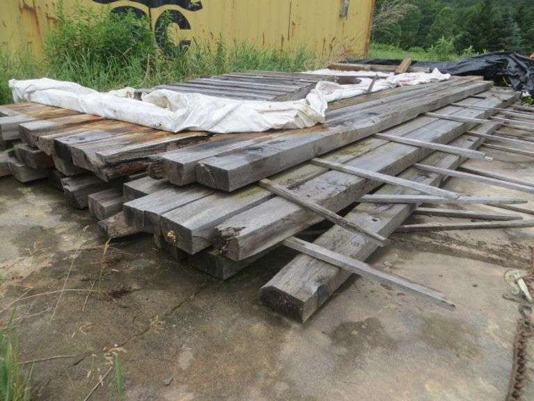 Rough Cut Timber 4"x8"x 16'-20' - 33x$