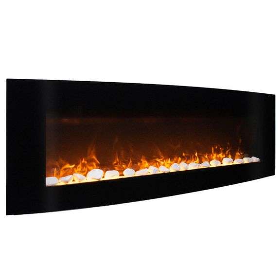 Wallmount Electric Fireplace 48"x10 3/16"x21 1/8"