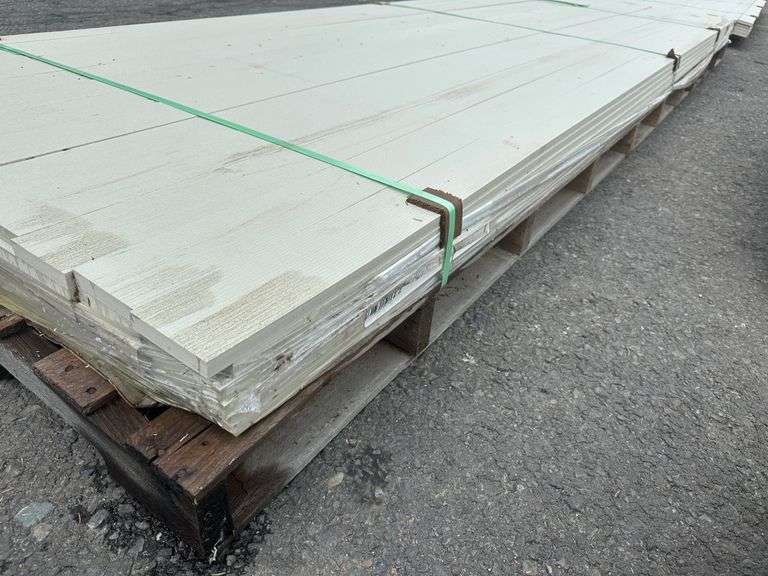 Beige PVC Trim Board, 5/8"x4"x12'
