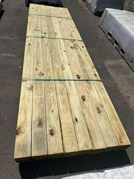 Pressure Treated Decking 5/4"x6"x14'