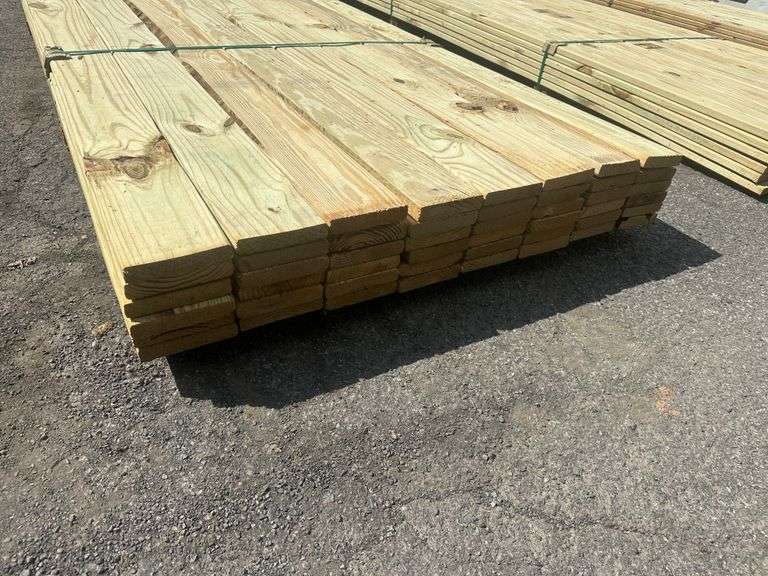 Pressure Treated Decking 5/4"x6"x14'