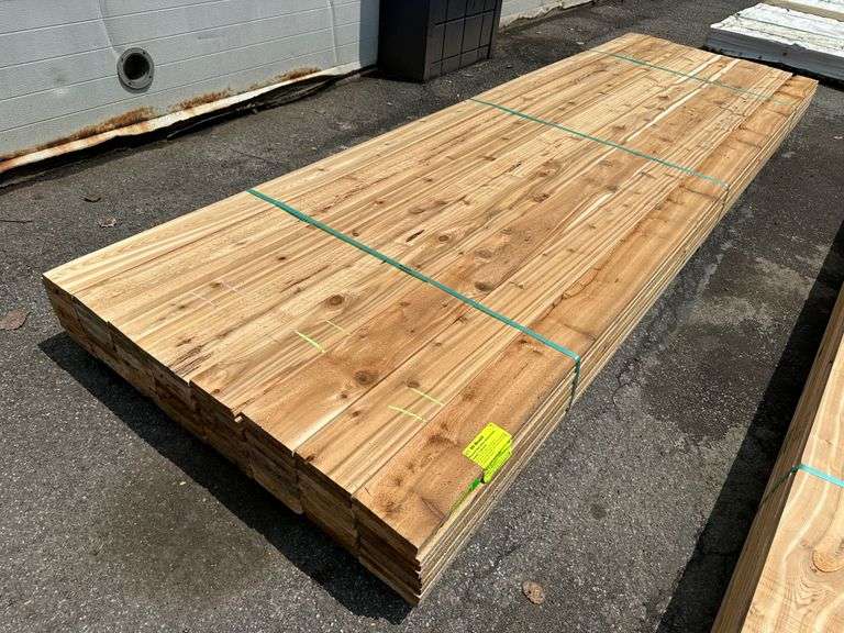 Western Red Cedar Dimensional Lumber 1"x6"x12'