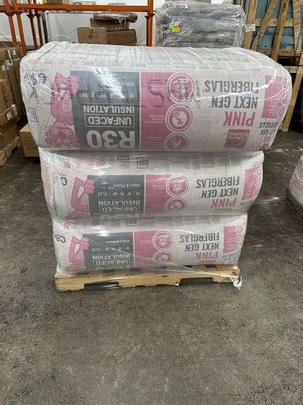 R-30 Unfaced Bagged Fiberglass Insulation