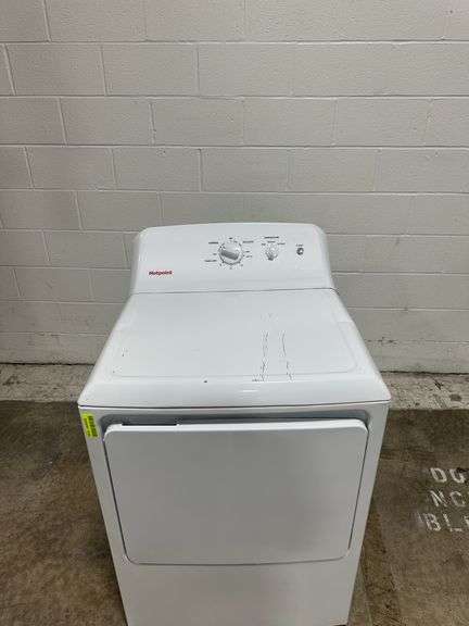 Hotpoint 6.2 cu. ft. vented Electric Dryer in White with Auto Dry M# HTX26EASW0WW